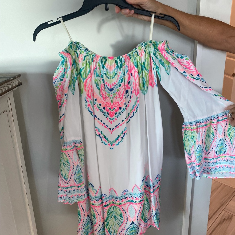 Lilly Pulitzer off shoulder dress